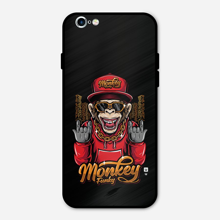 Hunky Funky Monkey Metal Back Case for iPhone 6 6s