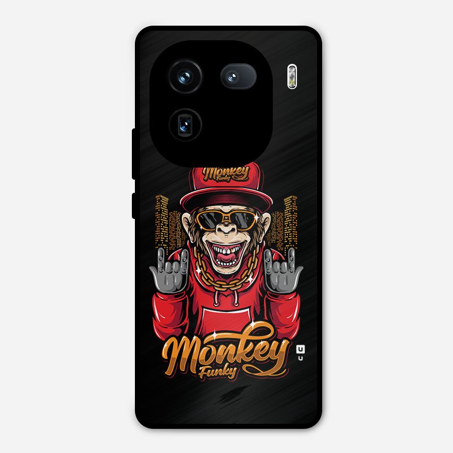 Hunky Funky Monkey Metal Back Case for iQOO 12