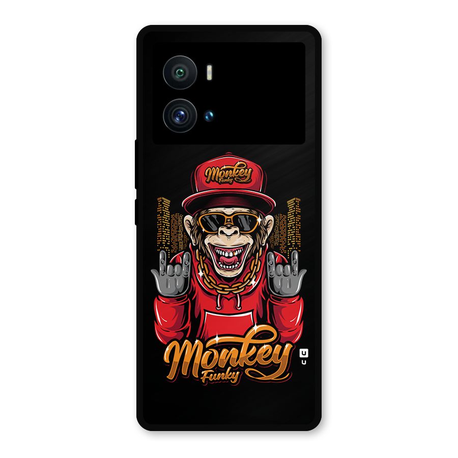 Hunky Funky Monkey Metal Back Case for iQOO 9 Pro