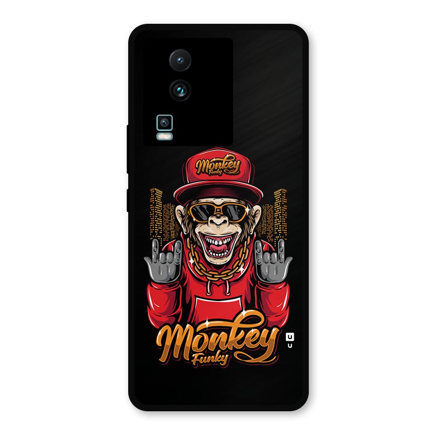 Hunky Funky Monkey Metal Back Case for iQOO Neo 7 Pro