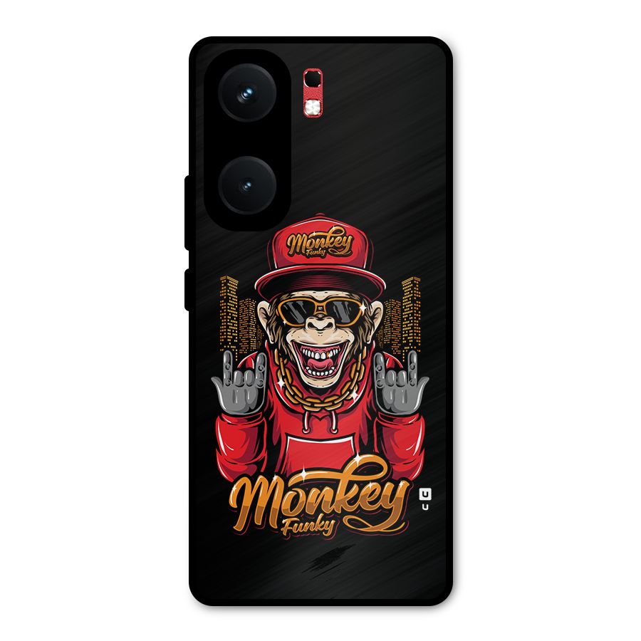 Hunky Funky Monkey Metal Back Case for iQOO Neo 9 Pro