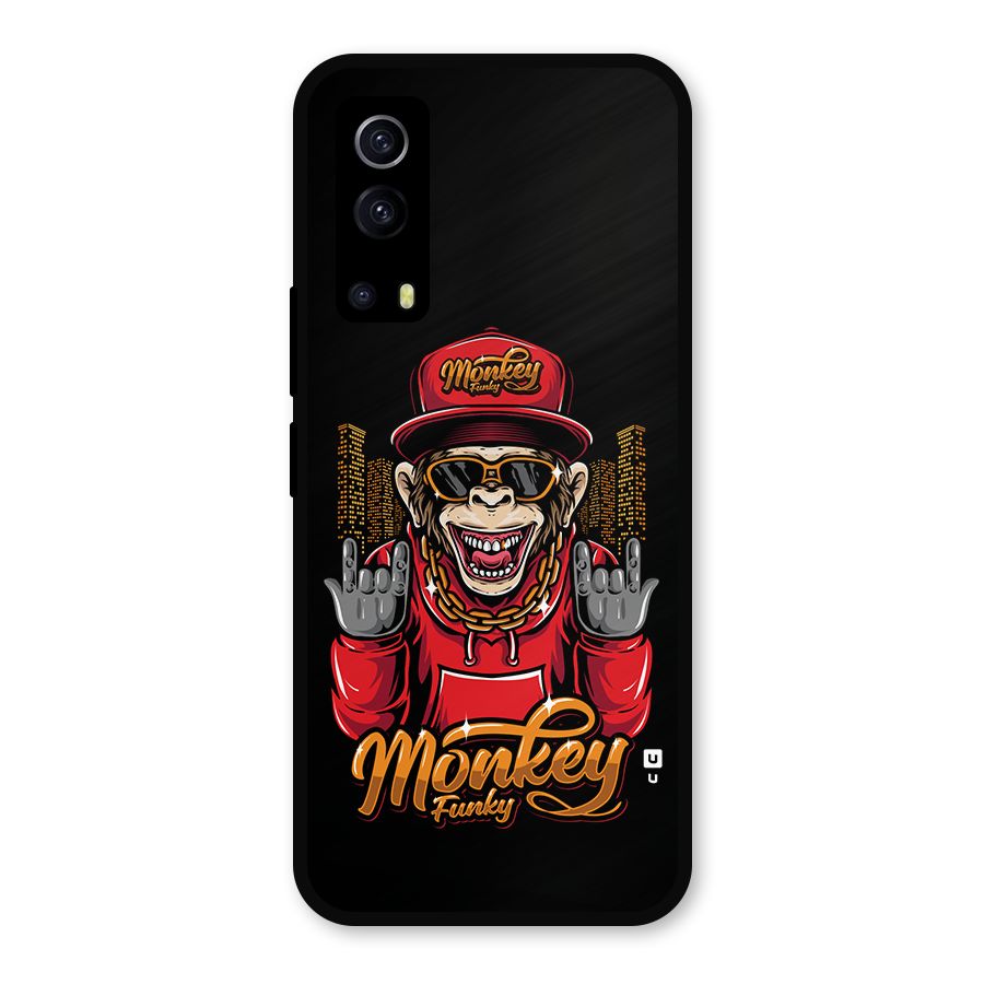 Hunky Funky Monkey Metal Back Case for iQOO Z3