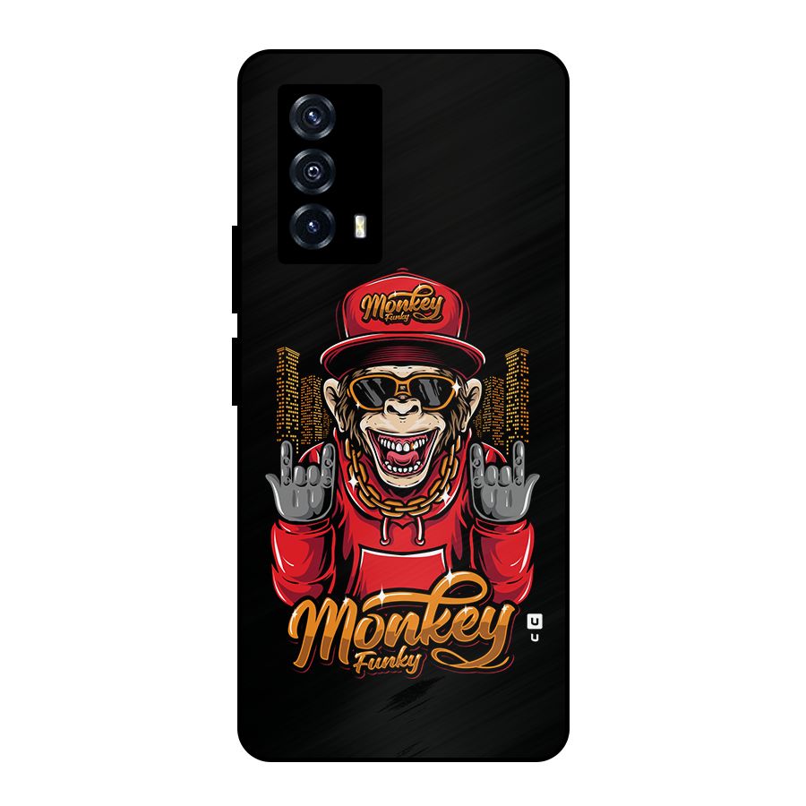 Hunky Funky Monkey Metal Back Case for iQOO Z5