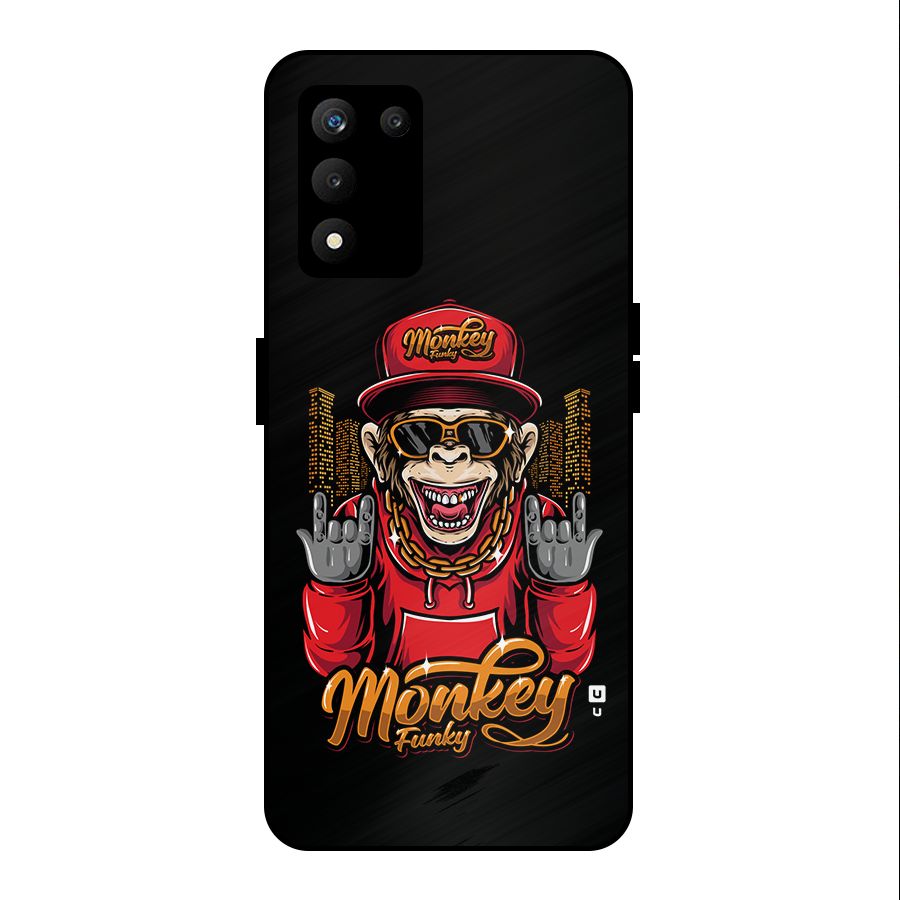 Hunky Funky Monkey Metal Back Case for realme 9 5G SE