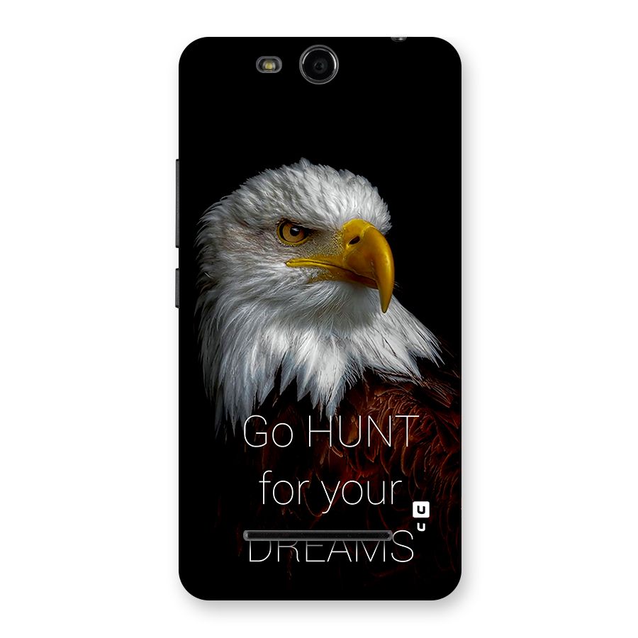 Hunt Your Dream Back Case for Canvas Juice 3 Q392