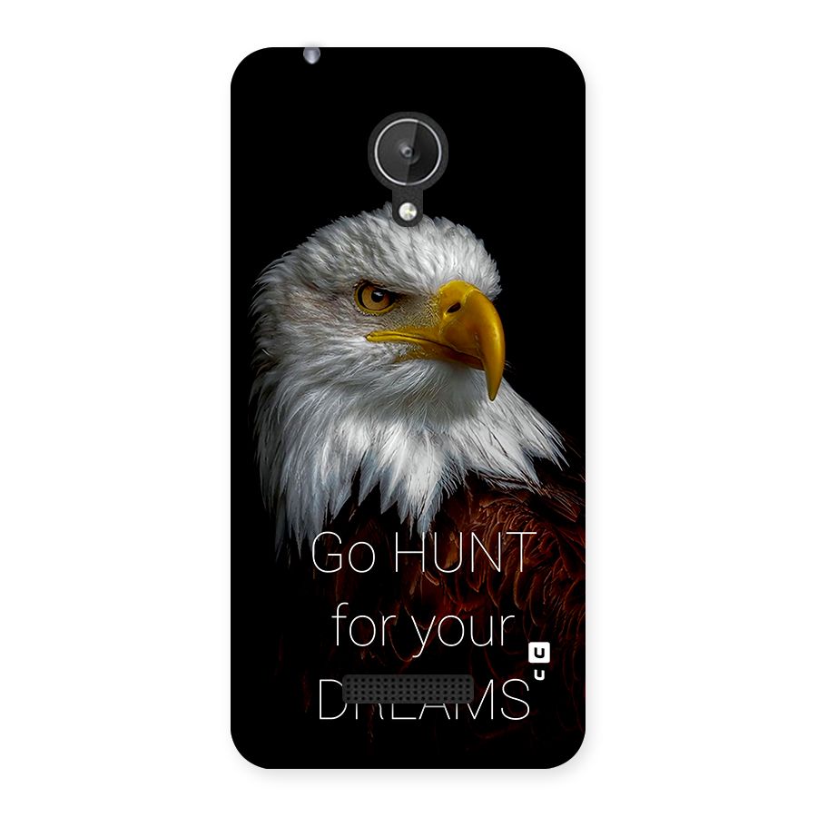 Hunt Your Dream Back Case for Canvas Spark Q380
