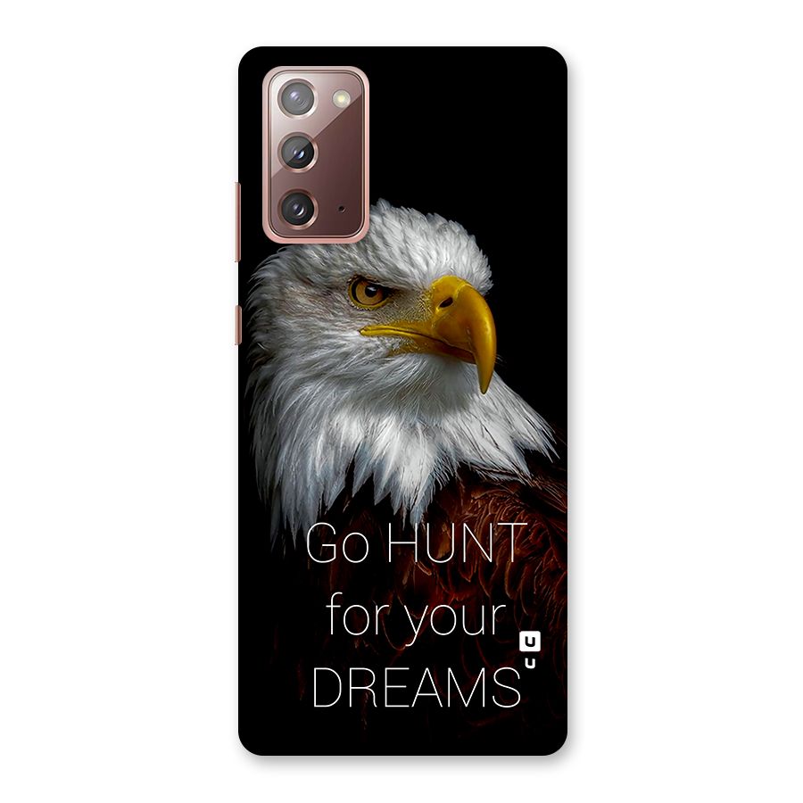 Hunt Your Dream Back Case for Galaxy Note 20