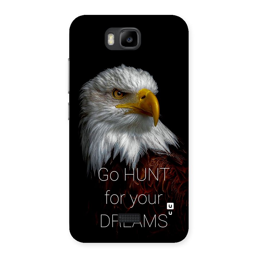 Hunt Your Dream Back Case for Honor Bee