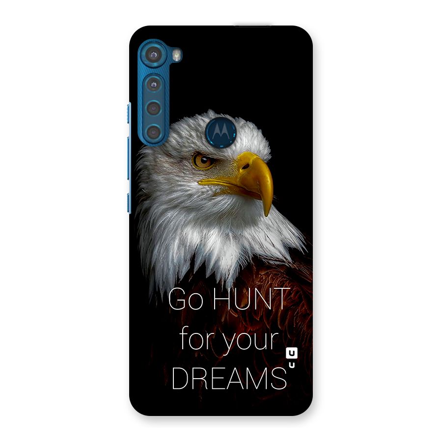 Hunt Your Dream Back Case for Motorola One Fusion Plus