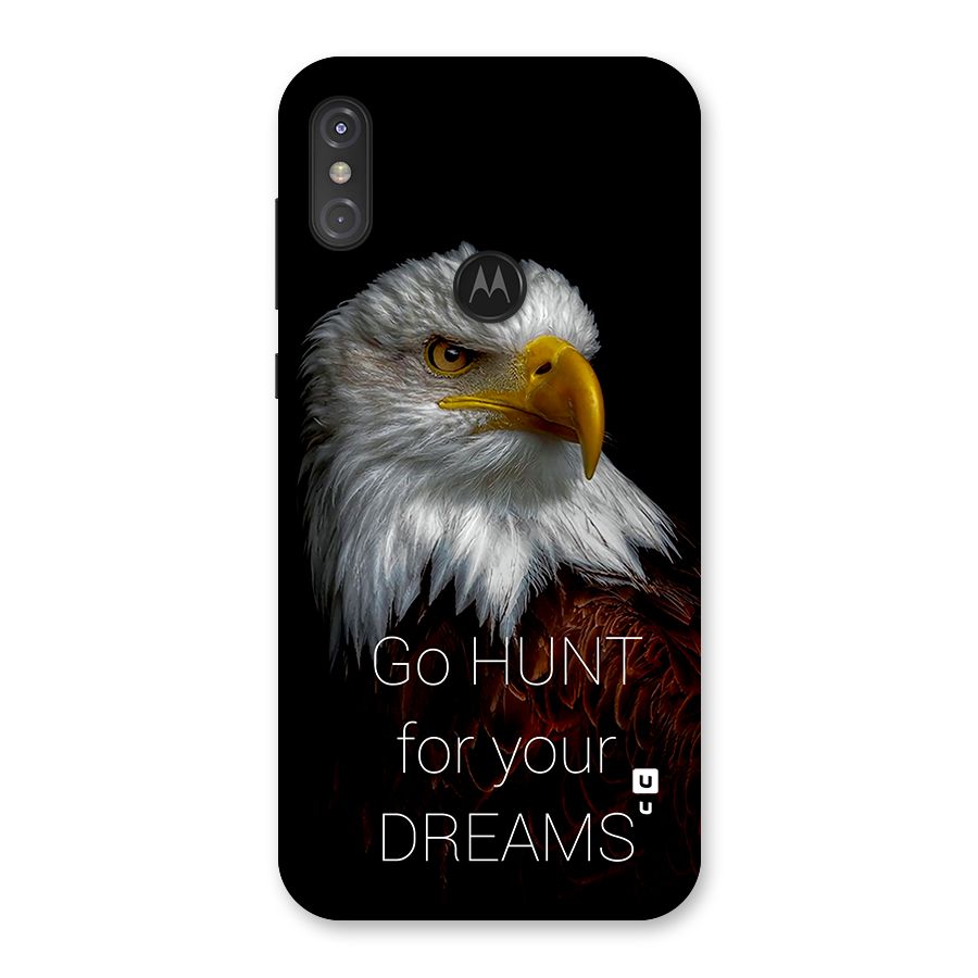 Hunt Your Dream Back Case for Motorola One Power