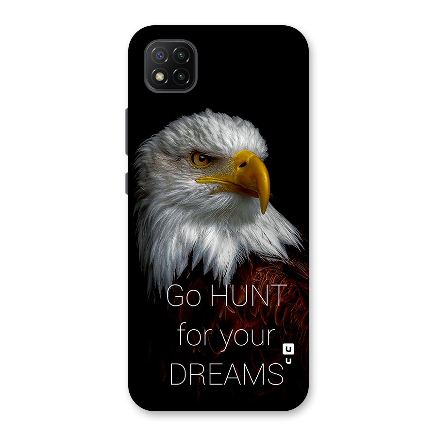 Hunt Your Dream Back Case for Poco C3