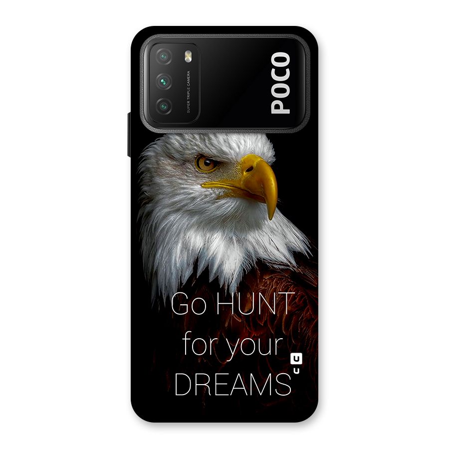 Hunt Your Dream Back Case for Poco M3