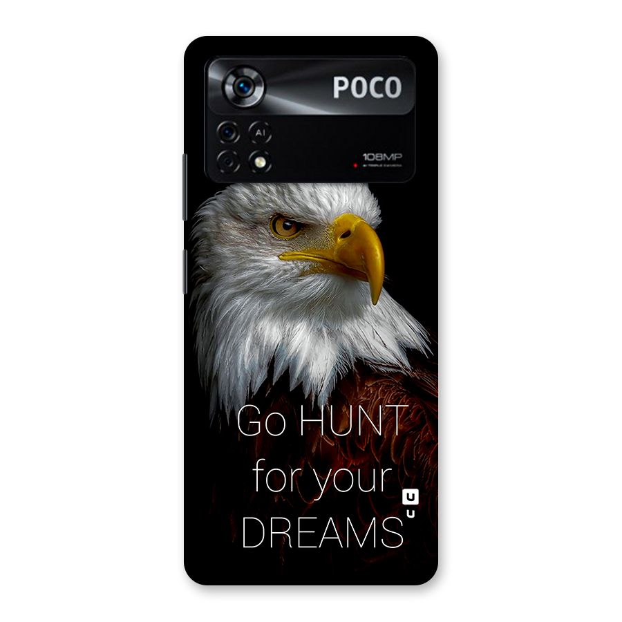 Hunt Your Dream Back Case for Poco X4 Pro 5G