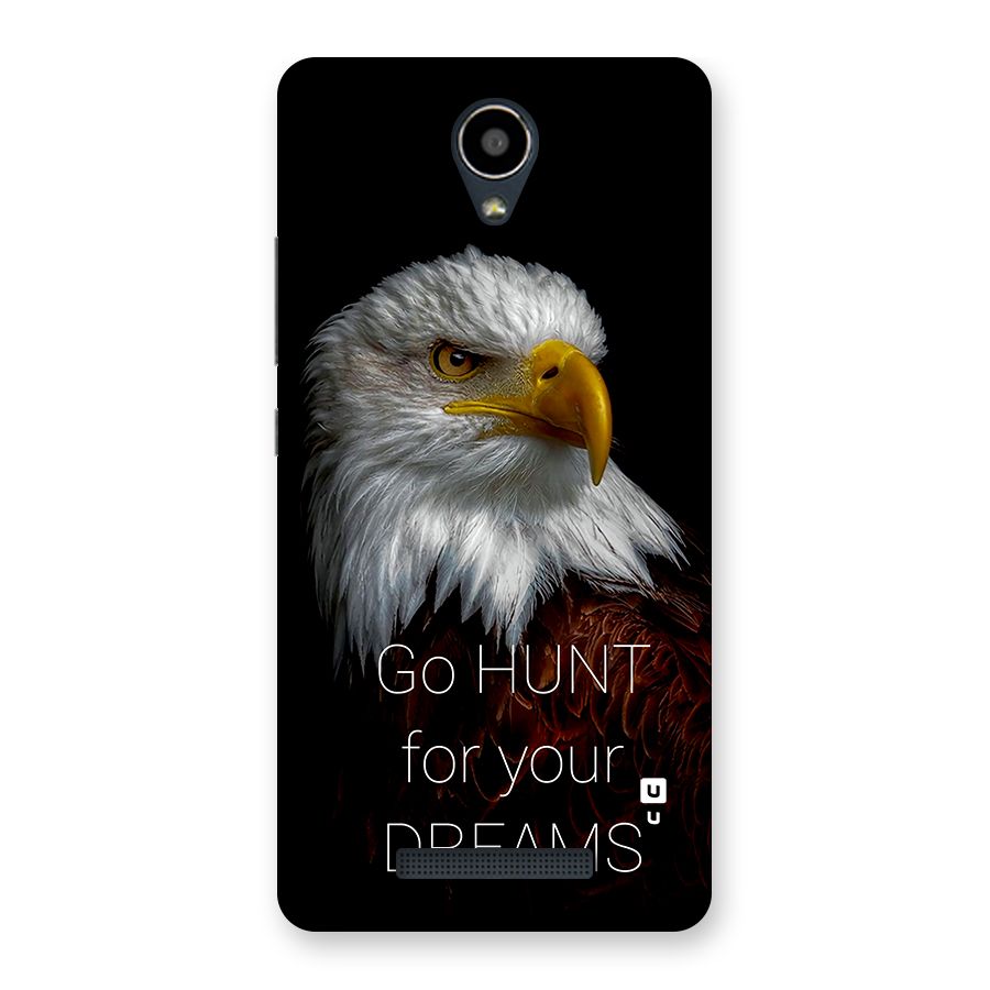 Hunt Your Dream Back Case for Redmi Note 2