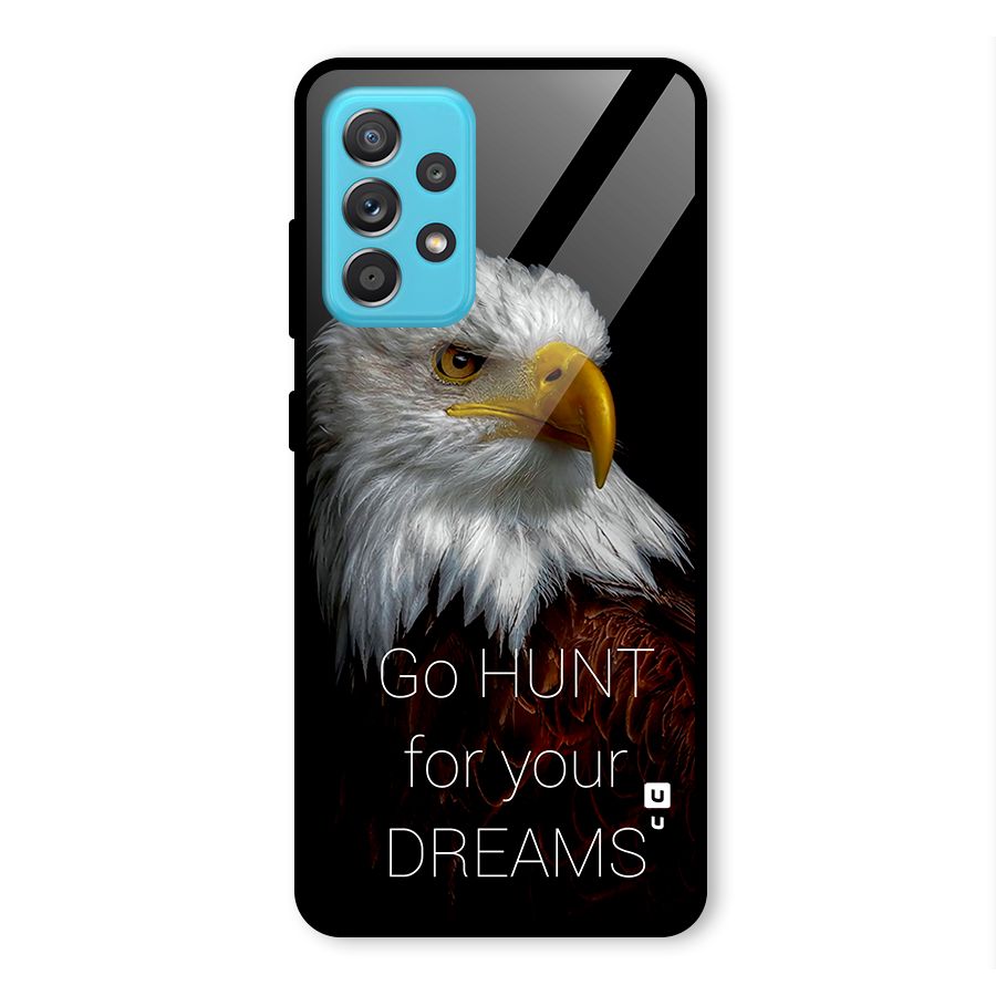 Hunt Your Dream Glass Back Case for Galaxy A52s 5G