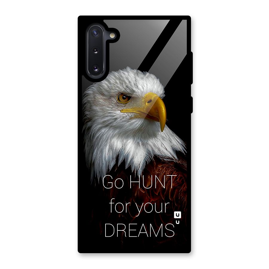 Hunt Your Dream Glass Back Case for Galaxy Note 10