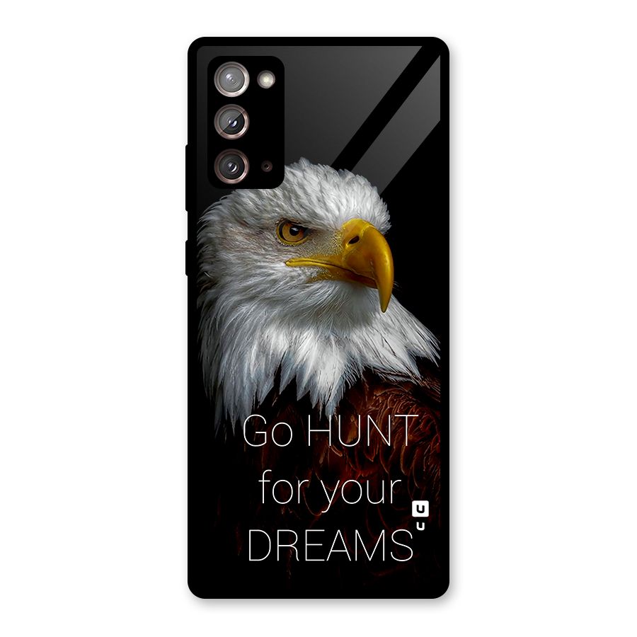 Hunt Your Dream Glass Back Case for Galaxy Note 20