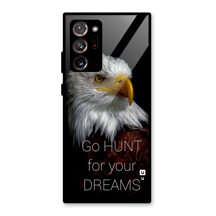 Hunt Your Dream Glass Back Case for Galaxy Note 20 Ultra