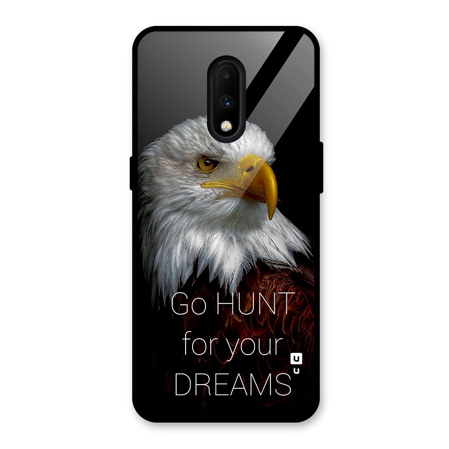 Hunt Your Dream Glass Back Case for OnePlus 7