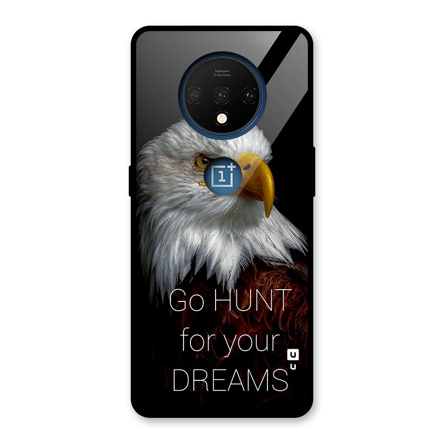 Hunt Your Dream Glass Back Case for OnePlus 7T