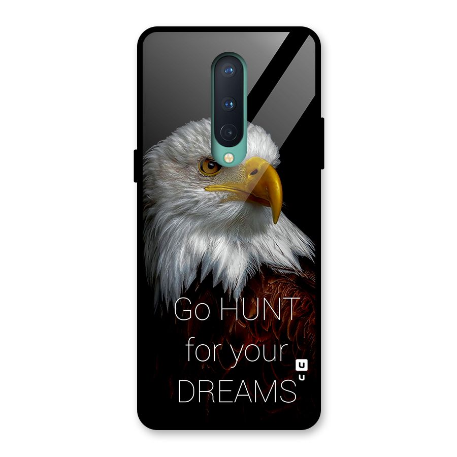 Hunt Your Dream Glass Back Case for OnePlus 8
