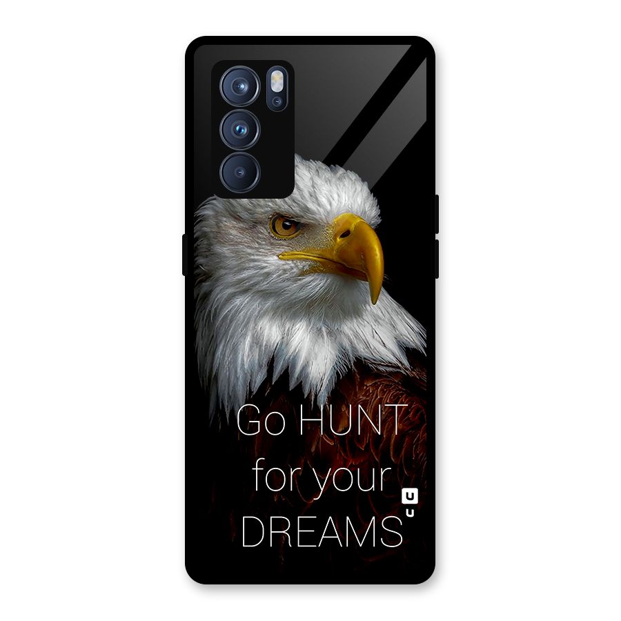 Hunt Your Dream Glass Back Case for Oppo Reno6 Pro 5G