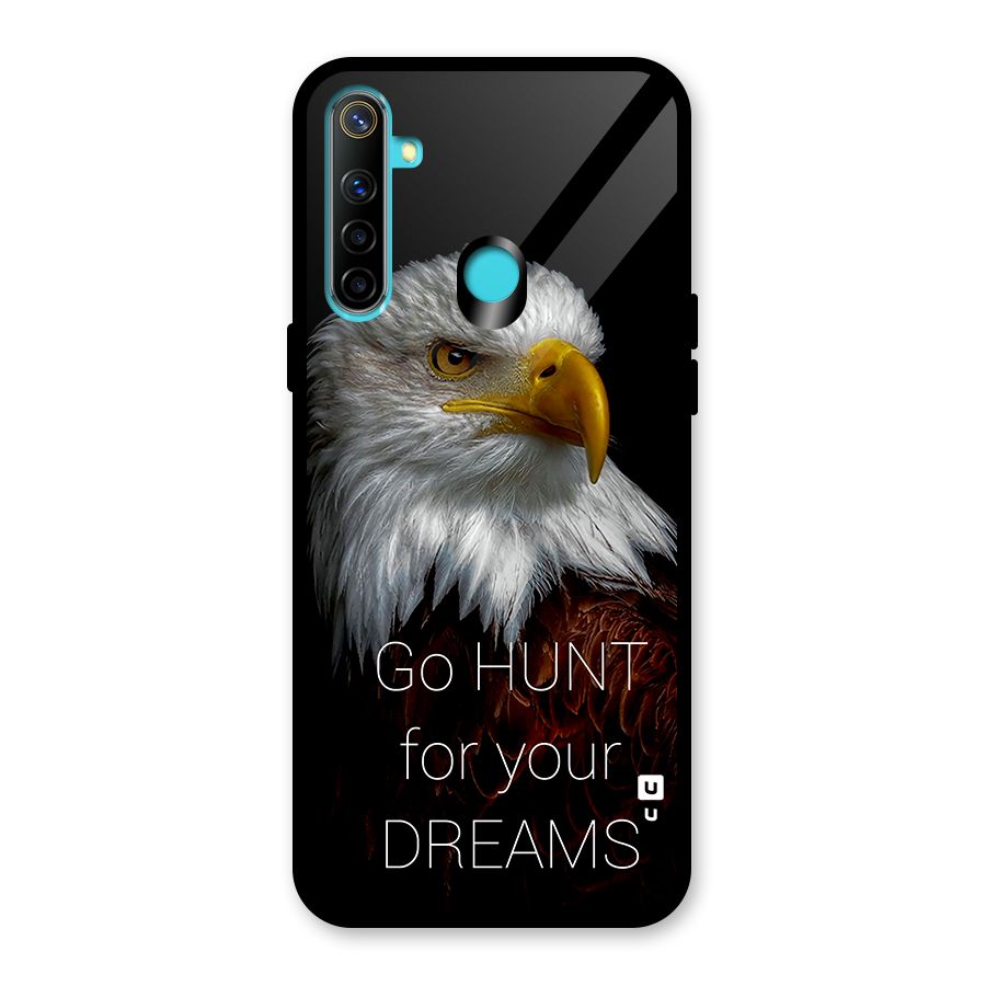 Hunt Your Dream Glass Back Case for Realme 5s