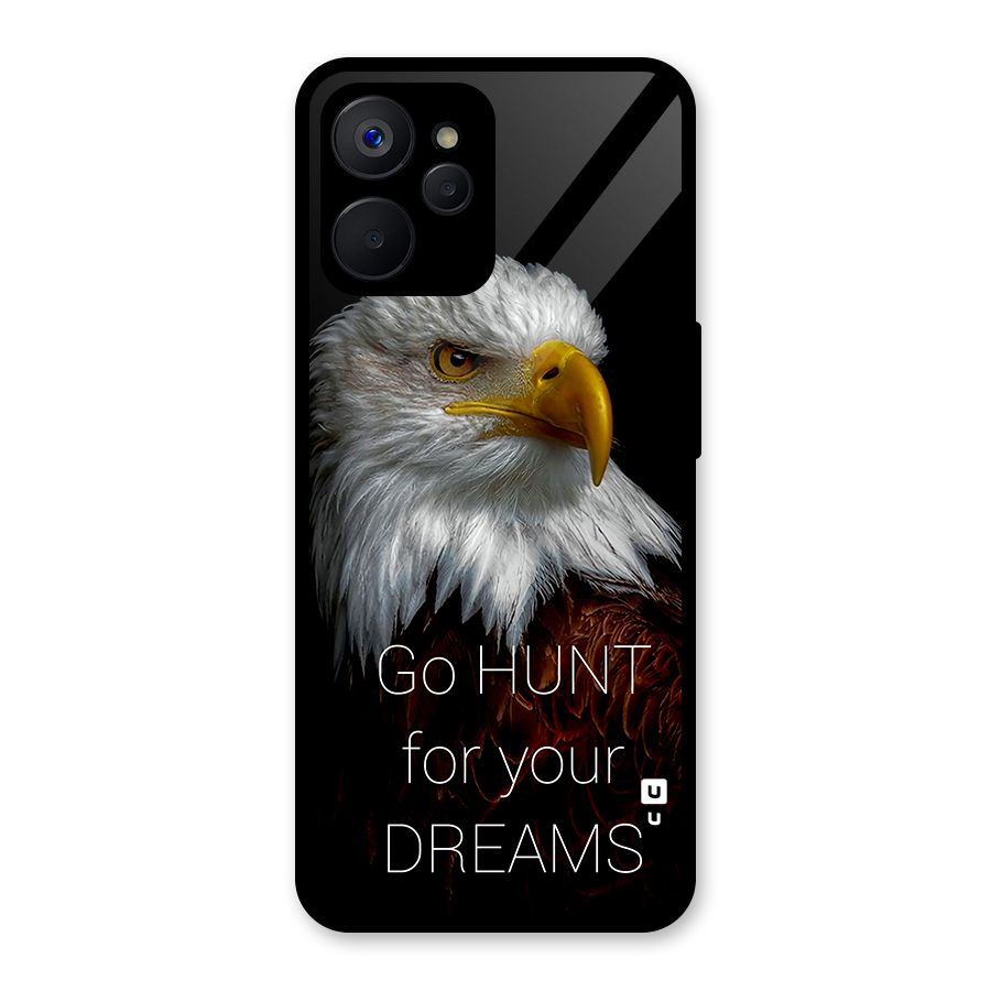 Hunt Your Dream Glass Back Case for Realme 9i 5G