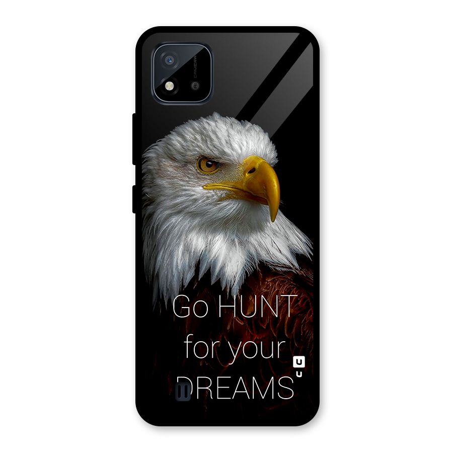 Hunt Your Dream Glass Back Case for Realme C11 2021