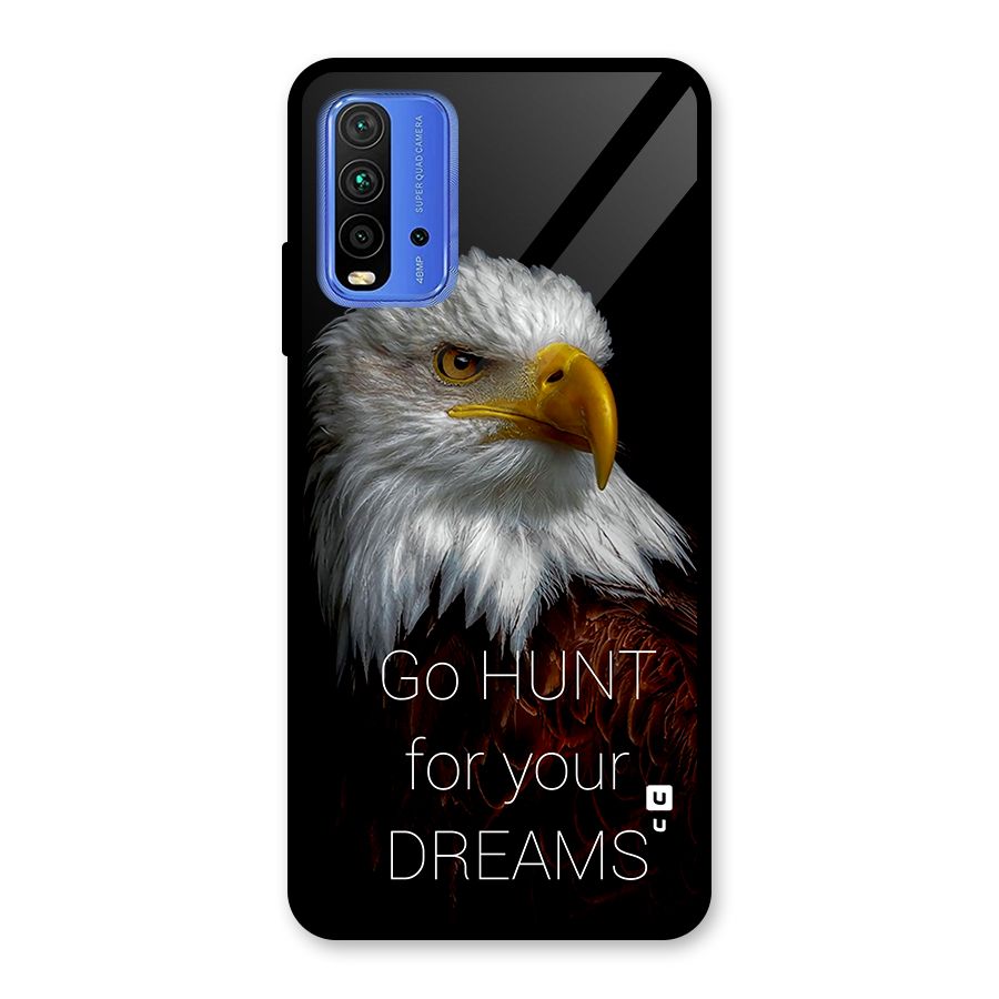 Hunt Your Dream Glass Back Case for Redmi 9 Power