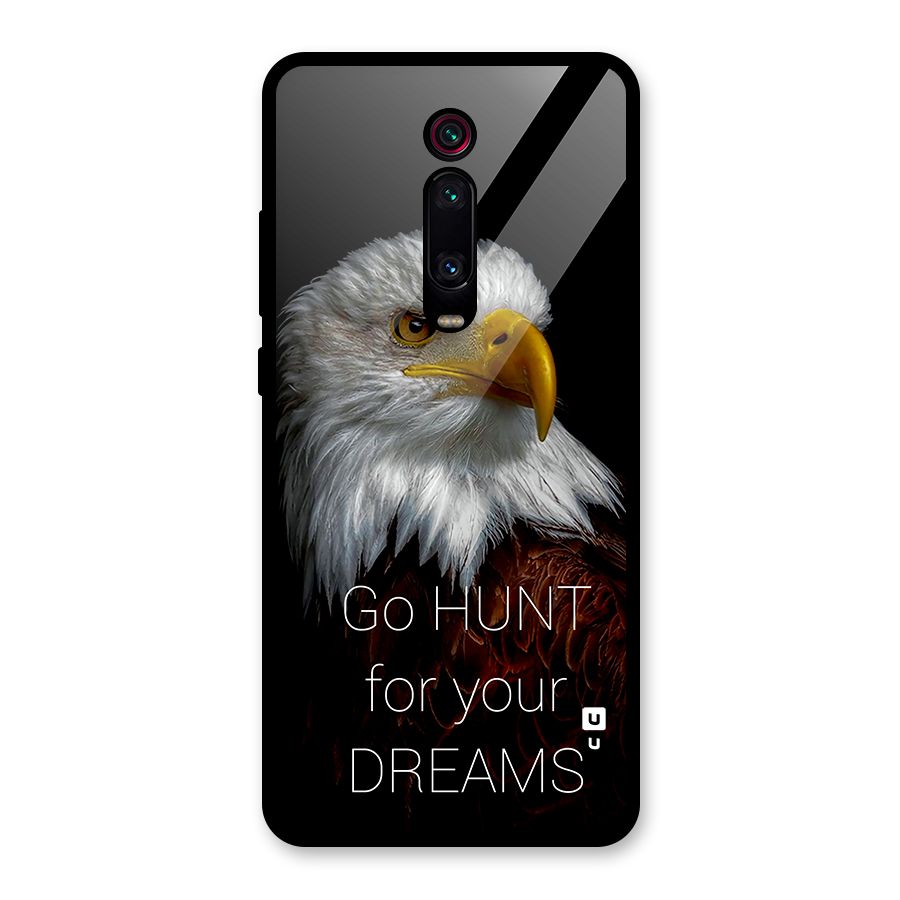 Hunt Your Dream Glass Back Case for Redmi K20