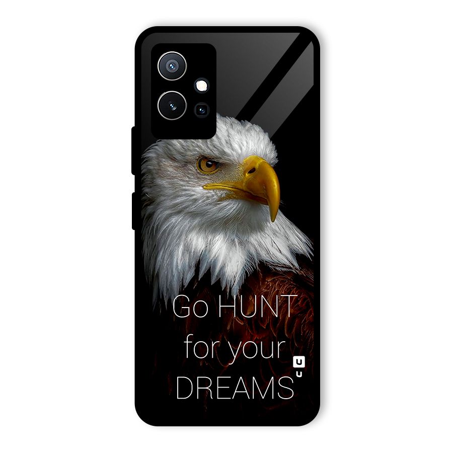 Hunt Your Dream Glass Back Case for Vivo T1 5G