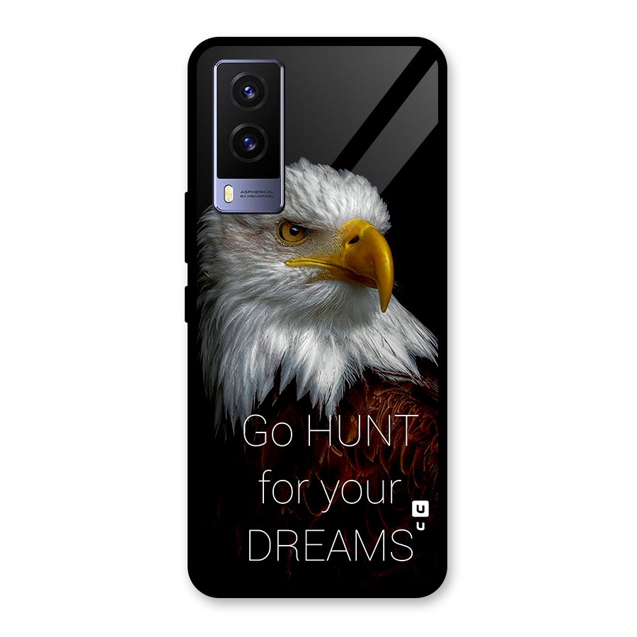 Hunt Your Dream Glass Back Case for Vivo V21e 5G