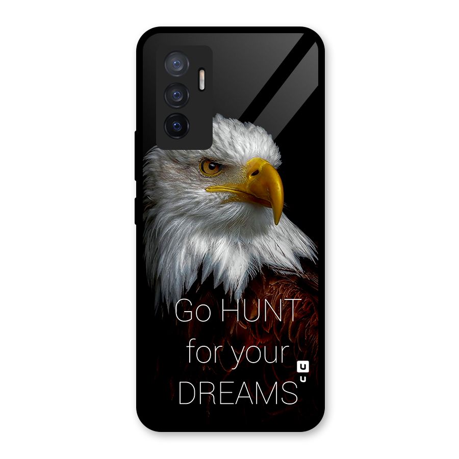 Hunt Your Dream Glass Back Case for Vivo V23e