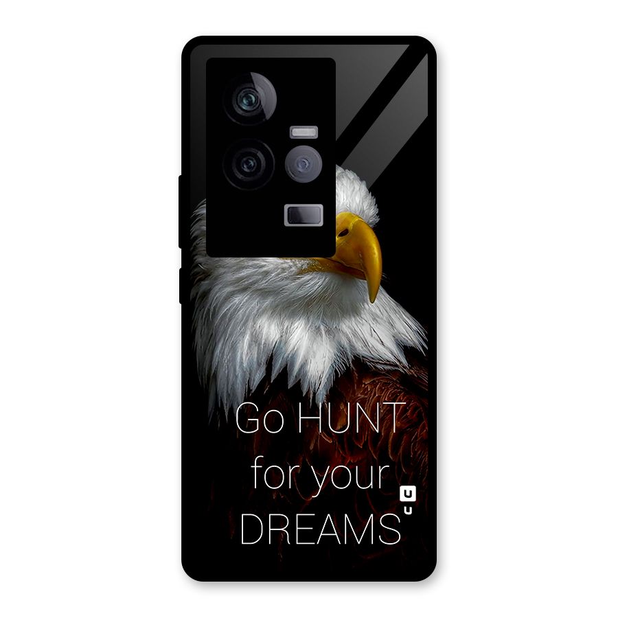 Hunt Your Dream Glass Back Case for Vivo iQOO 11 5G