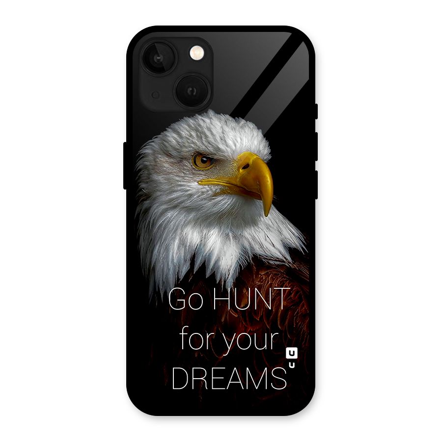 Hunt Your Dream Glass Back Case for iPhone 13