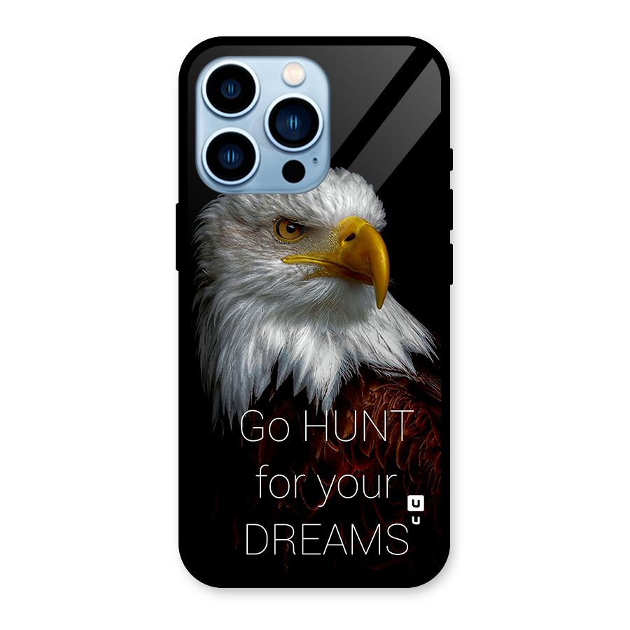 Hunt Your Dream Glass Back Case for iPhone 13 Pro