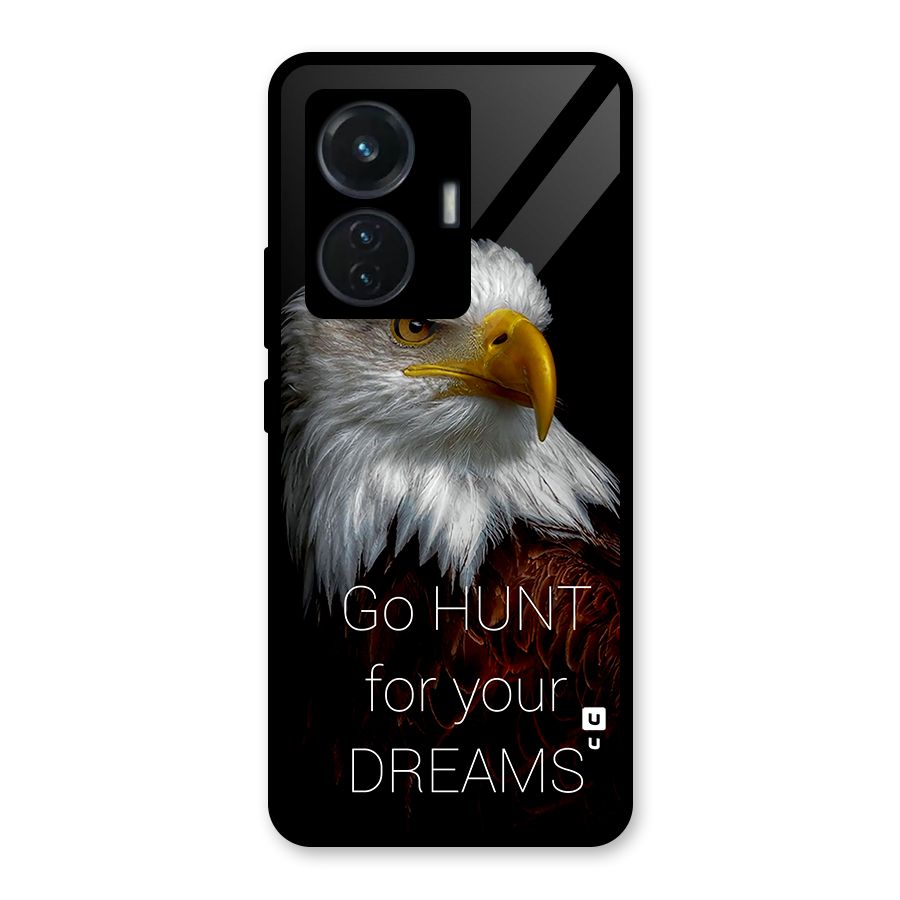 Hunt Your Dream Glass Back Case for iQOO Z6 44W