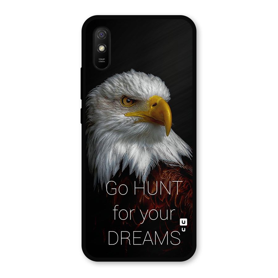 Hunt Your Dream Metal Back Case for Redmi 9a