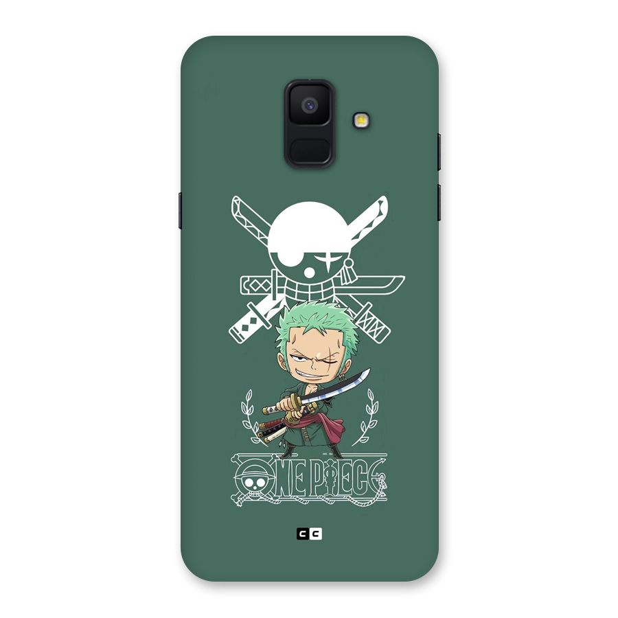 Hunter Zoro Sword Back Case for Galaxy A6 (2018)