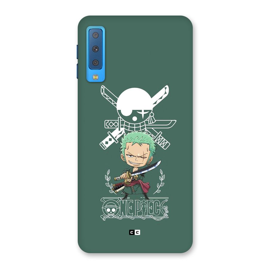 Hunter Zoro Sword Back Case for Galaxy A7 (2018)