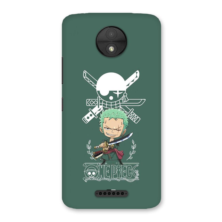 Hunter Zoro Sword Back Case for Moto C