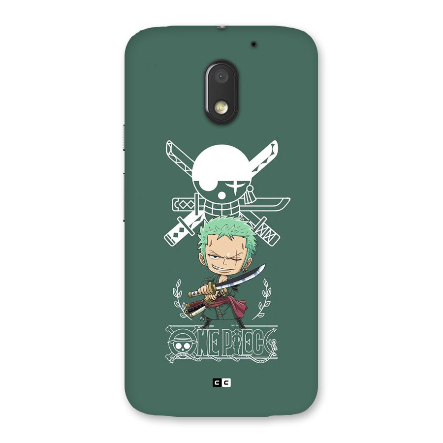 Hunter Zoro Sword Back Case for Moto E3 Power