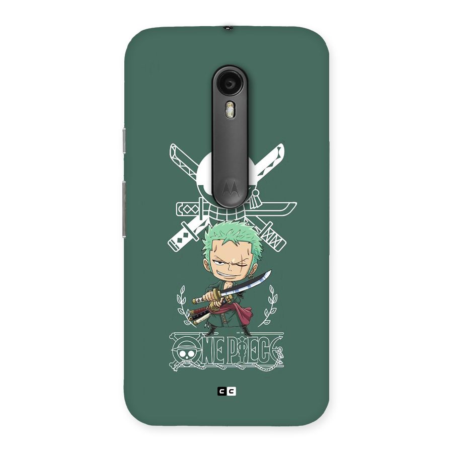 Hunter Zoro Sword Back Case for Moto G3