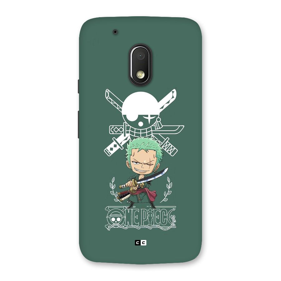 Hunter Zoro Sword Back Case for Moto G4 Play