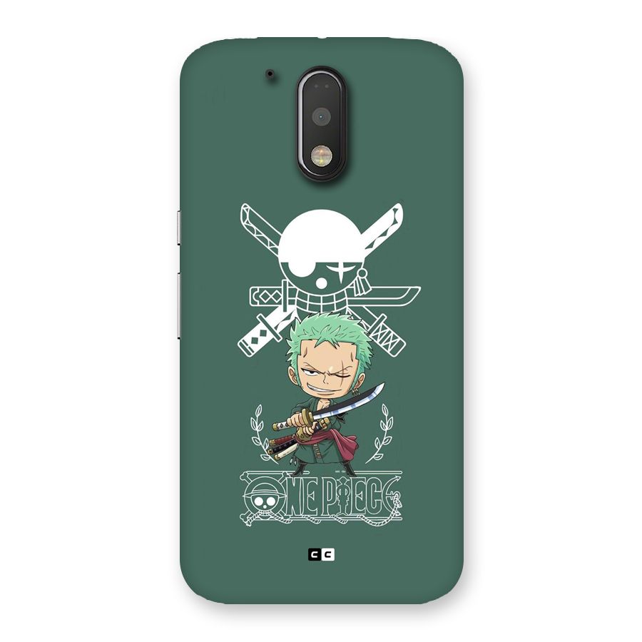 Hunter Zoro Sword Back Case for Moto G4 Plus