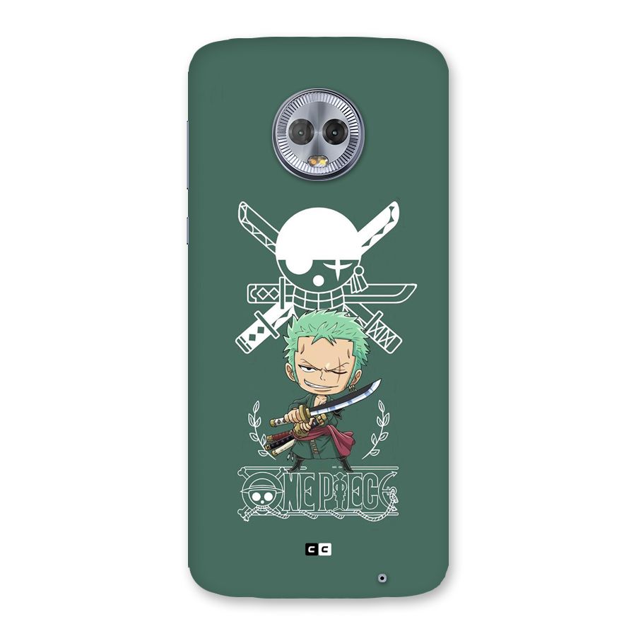 Hunter Zoro Sword Back Case for Moto G6 Plus