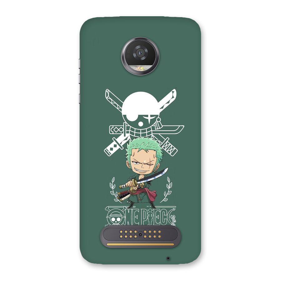 Hunter Zoro Sword Back Case for Moto Z2 Play