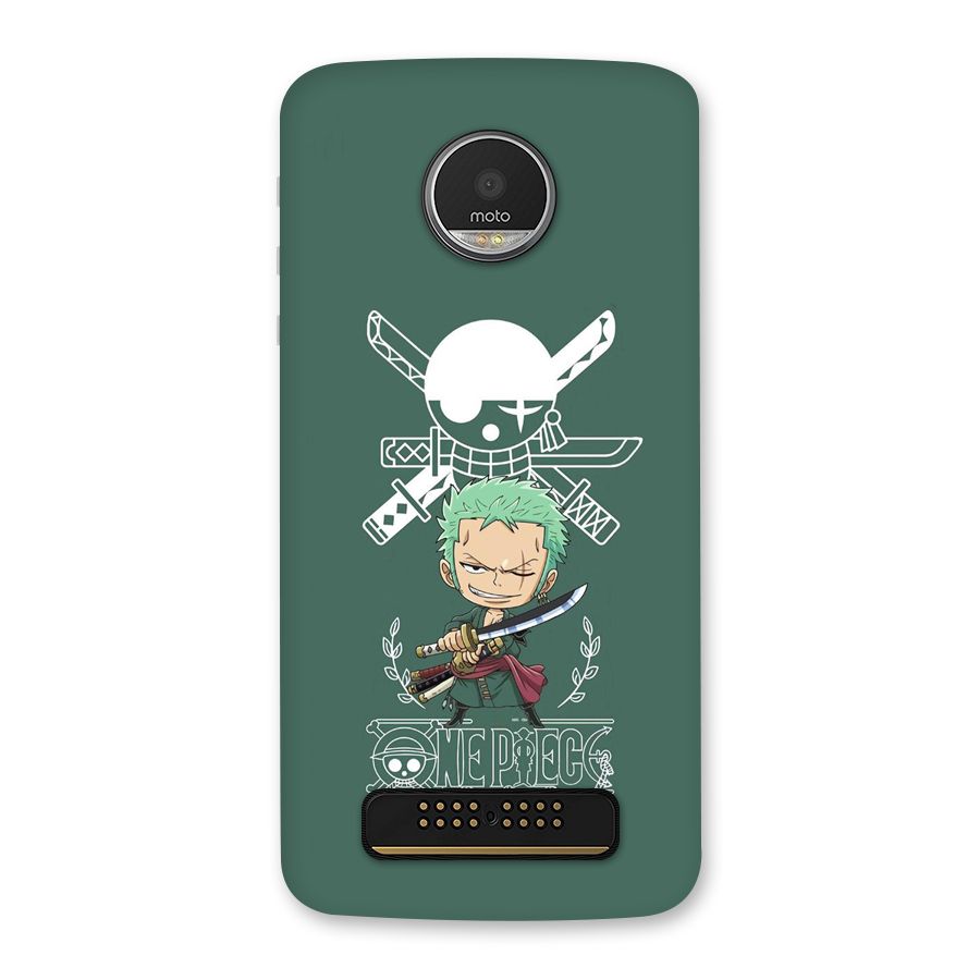 Hunter Zoro Sword Back Case for Moto Z Play