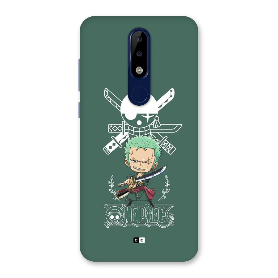 Hunter Zoro Sword Back Case for Nokia 5.1 Plus